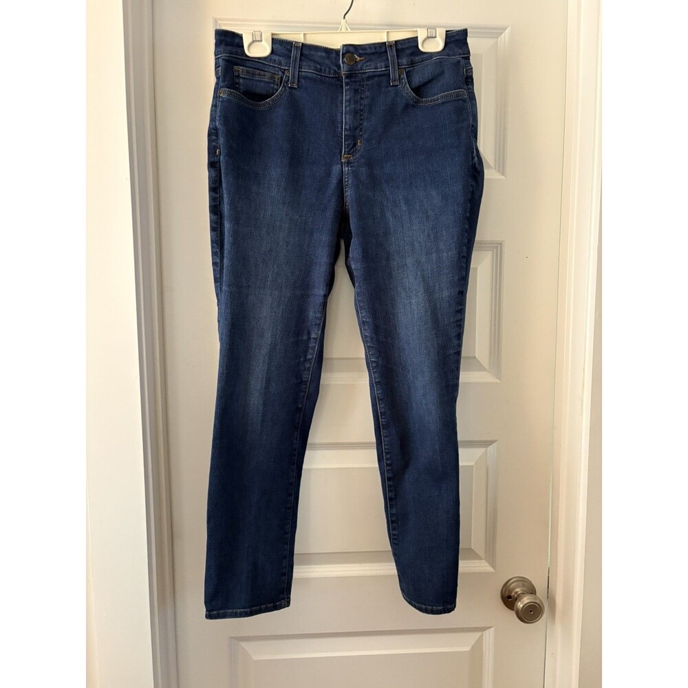 NYDJ Alina Legging Jeans Womens Size 12 Petite Lift Tuck Technology Stretch